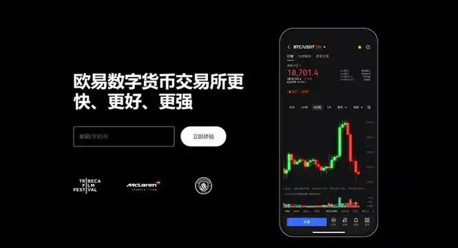 数字资产交易门户平台展示图